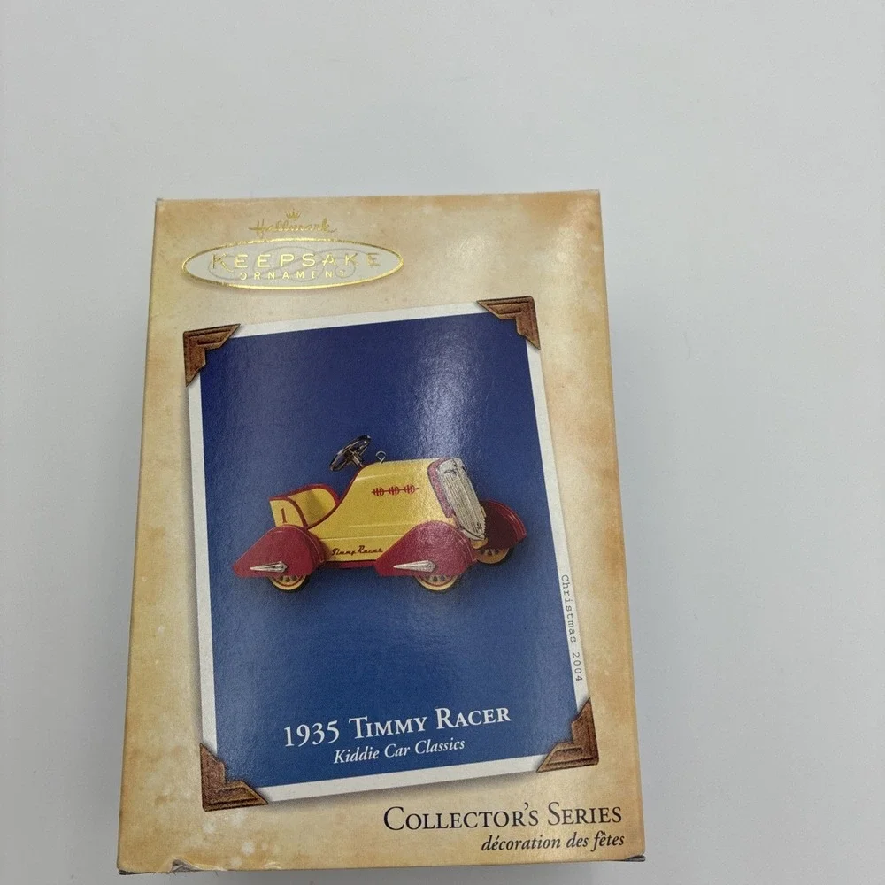 Hallmark Keepsake Ornament 2004 1935 Timmy Racer Kiddie Car Classics Die-Cast